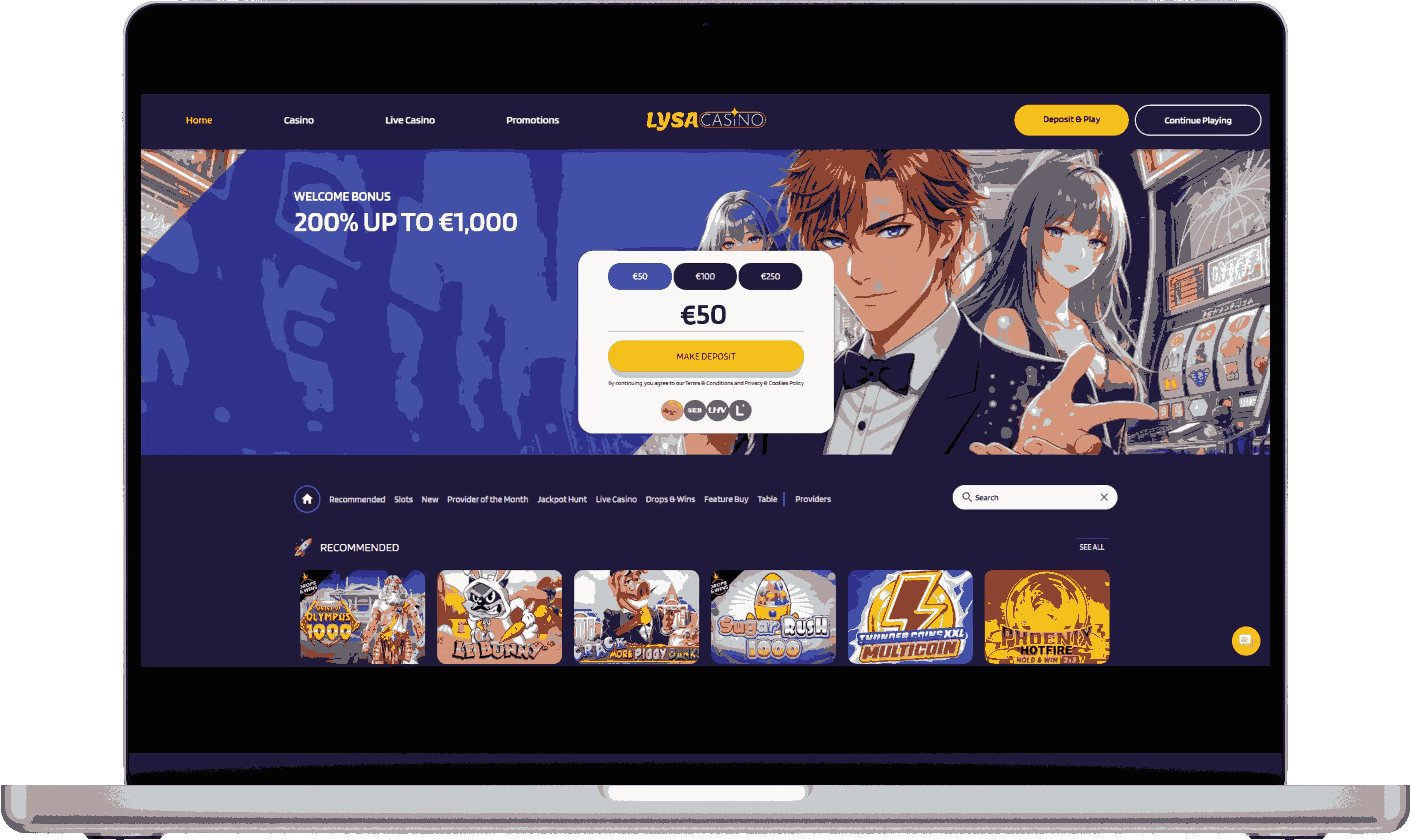 Schermafbeelding van de Kaasino bonusclaimpagina op mobiel